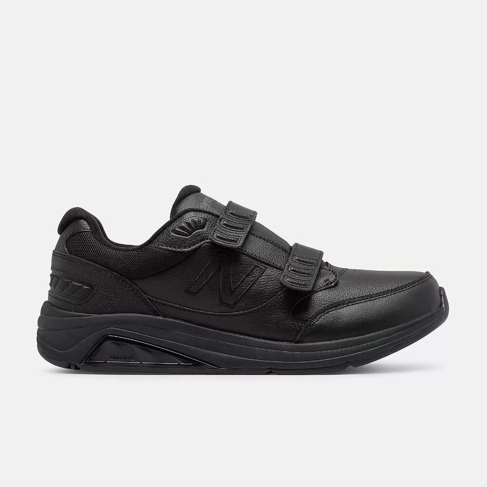 (a)	NEW BALANCE Hook and Loop Leather Walking Shoes – Mens 11
